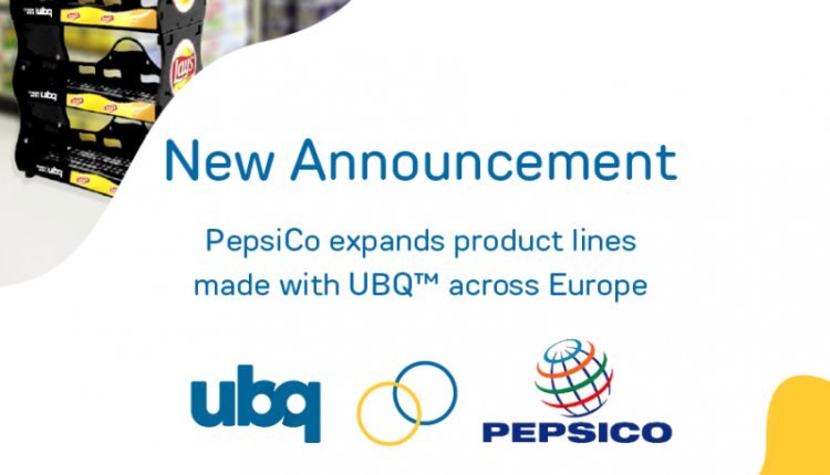 PepsiCo Extends Use of UBQ from Logistics Pallets to Point of Sale in New Effort to Unlock Sustainability Across Supply Chain