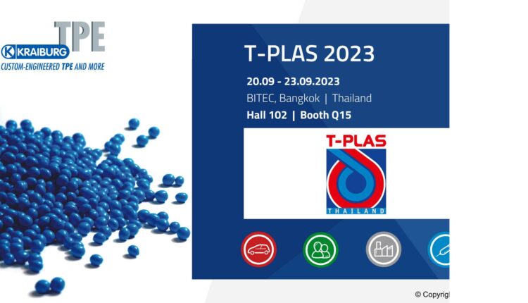 KRAIBURG TPE Targets Sustainable TPE and Innovative Automotive TPE Solutions at T-PLAS 2023.